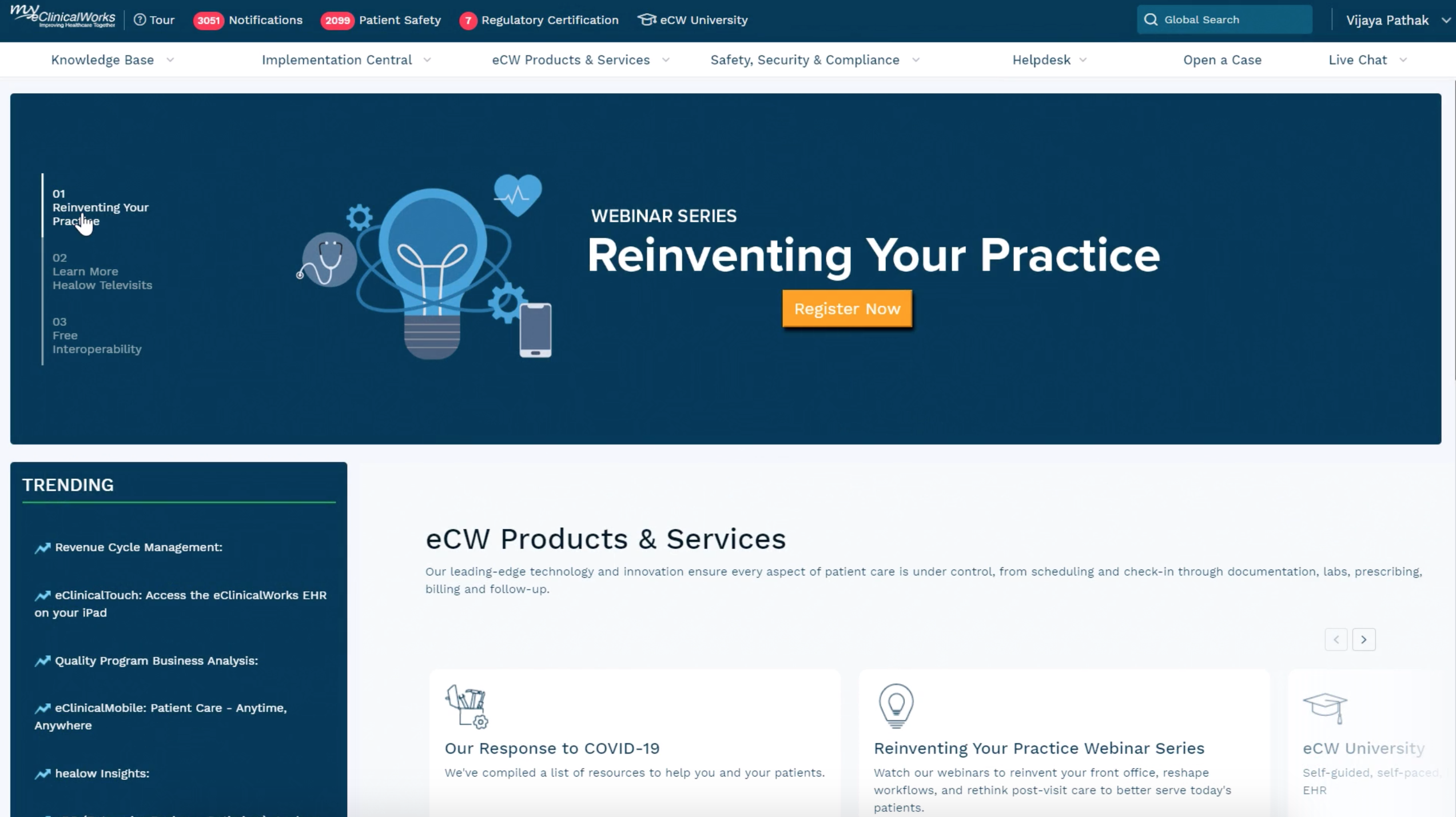 A Better Way to Navigate eClinicalWorks